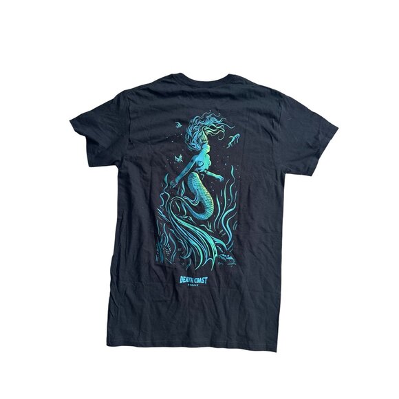 DEATH COAST Men's Mermaid Graphic T Shirt Size Small NEW NWOT - Picture 4 of 4